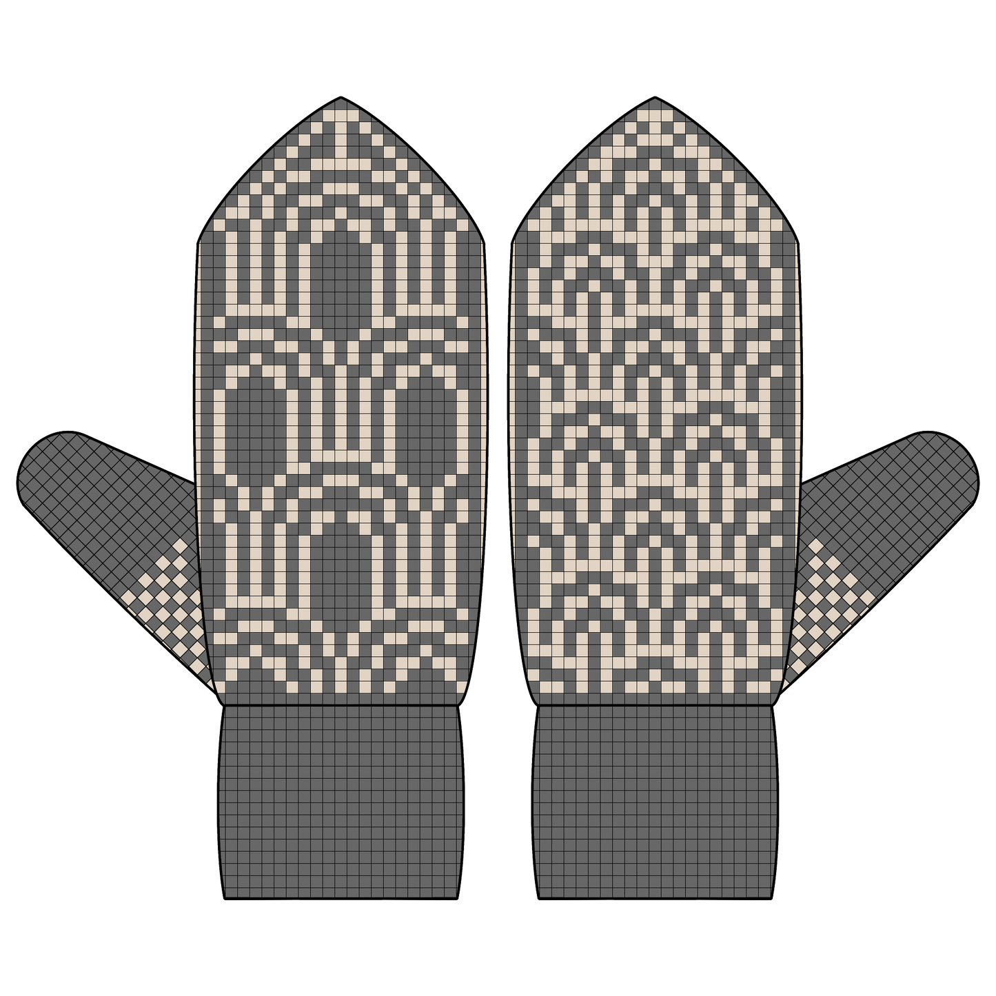 DIGITAL PATTERN - Mitten - Arches
