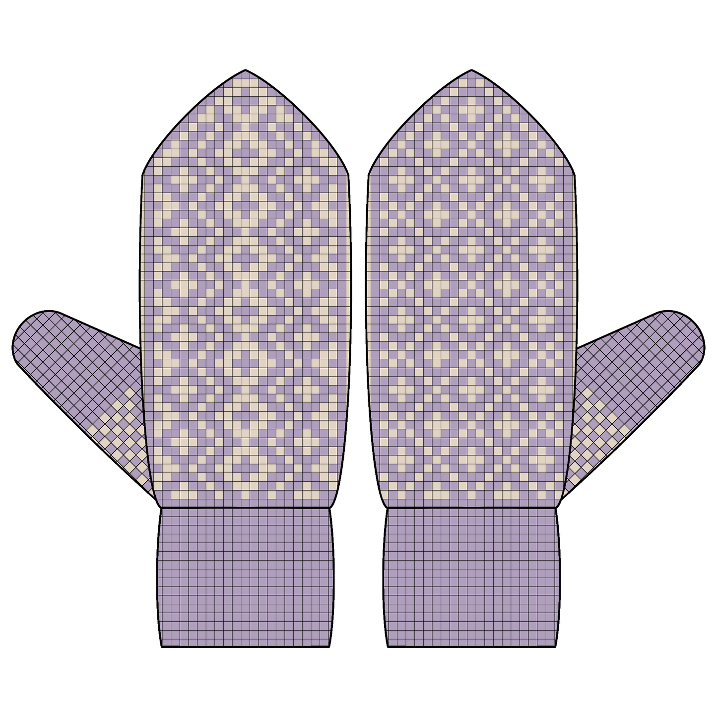 BUNDLE - DIGITAL PATTERNS - Mitten 10-Pack - Assortment