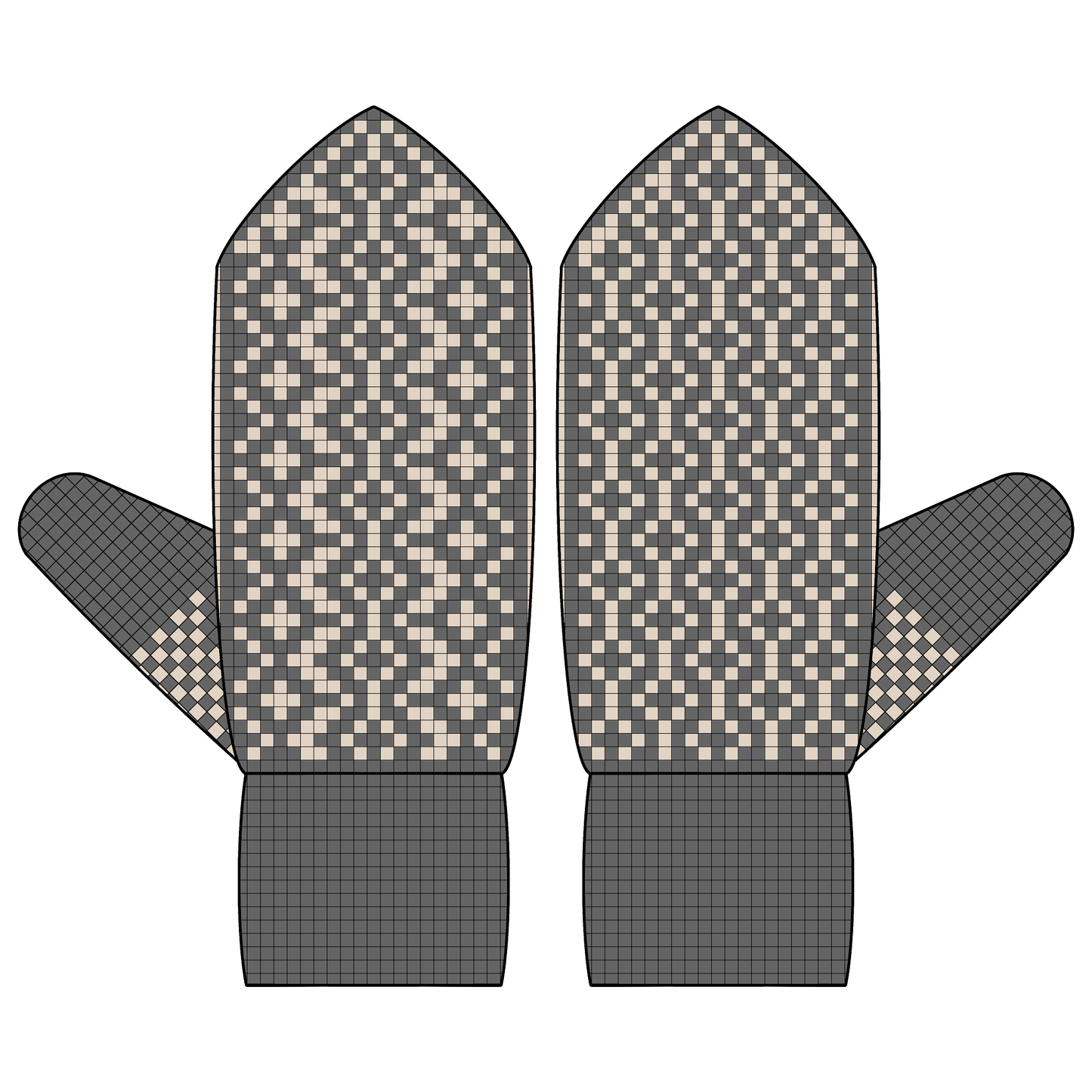 DIGITAL PATTERN - Mitten - Speakeasy