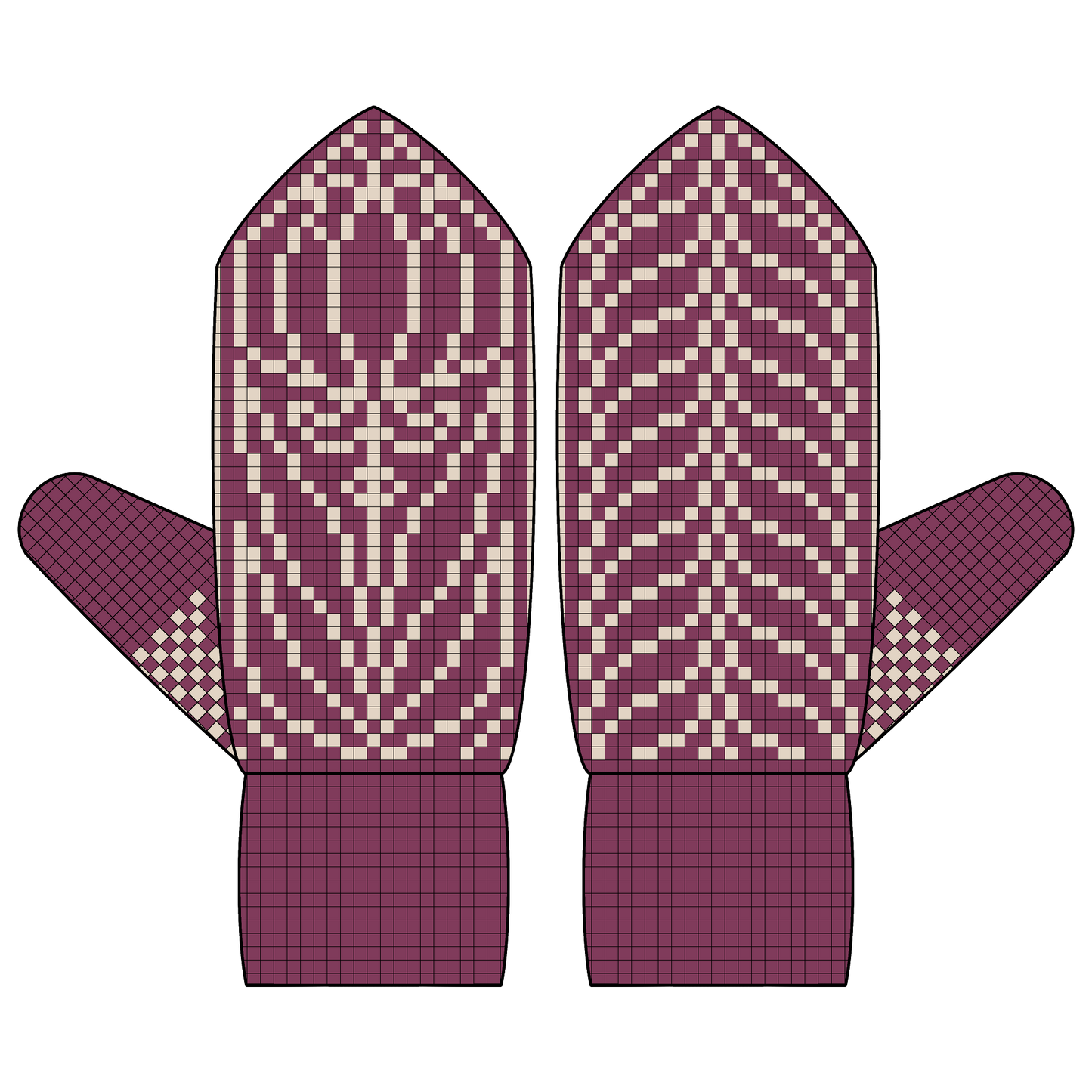 BUNDLE - DIGITAL PATTERNS - Mitten 5-Pack - Soft Lines