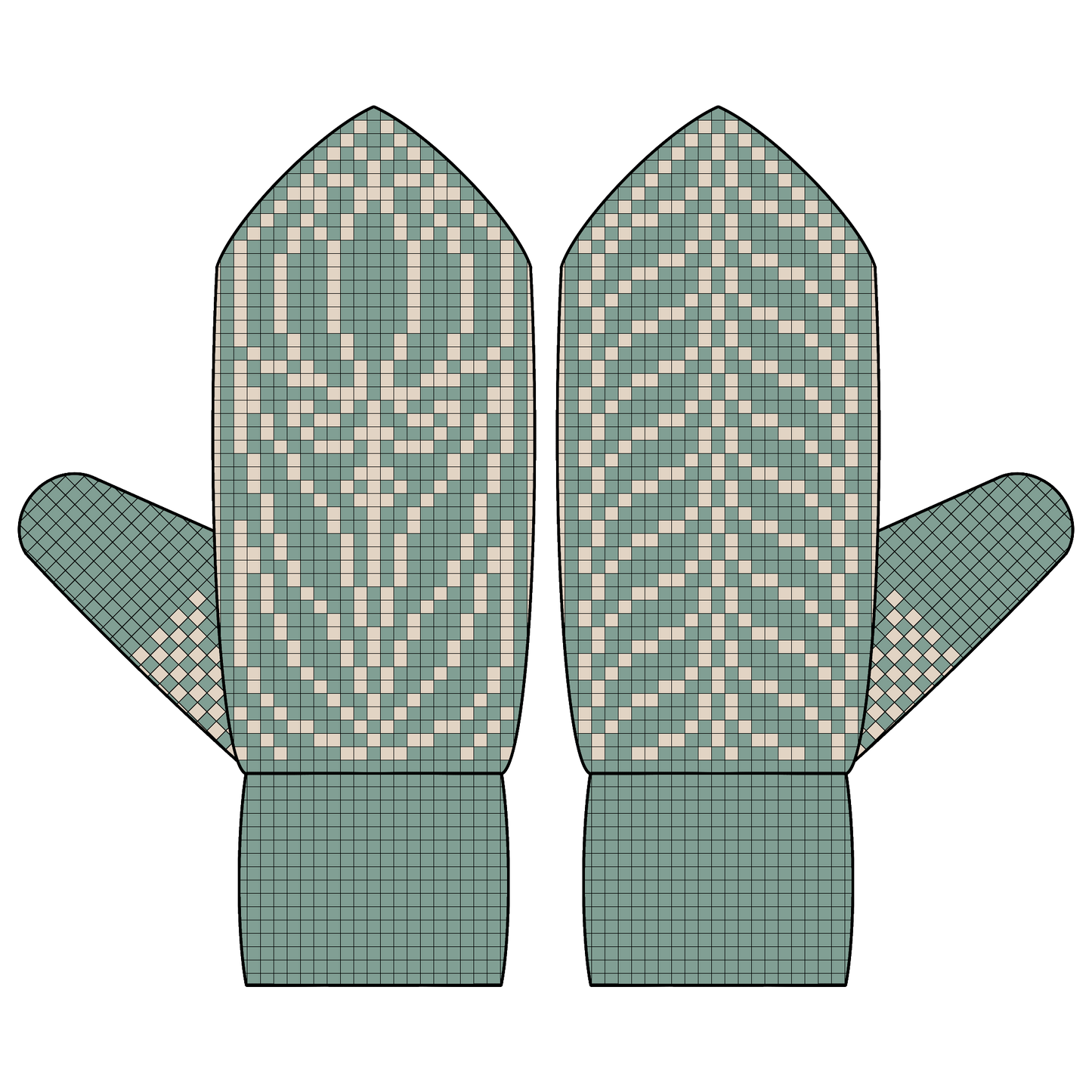 BUNDLE - DIGITAL PATTERNS - Mitten 10-Pack - Assortment