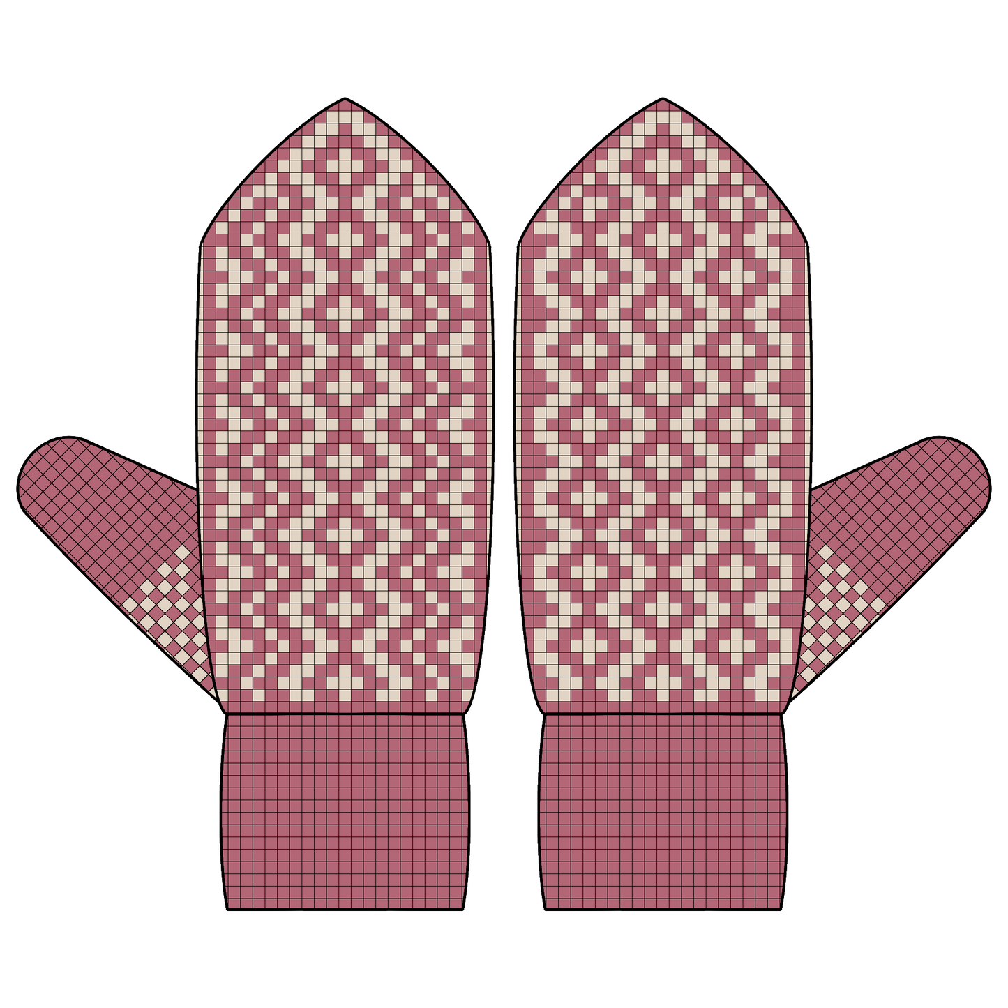 BUNDLE - DIGITAL PATTERNS - Mitten 10-Pack - Assortment