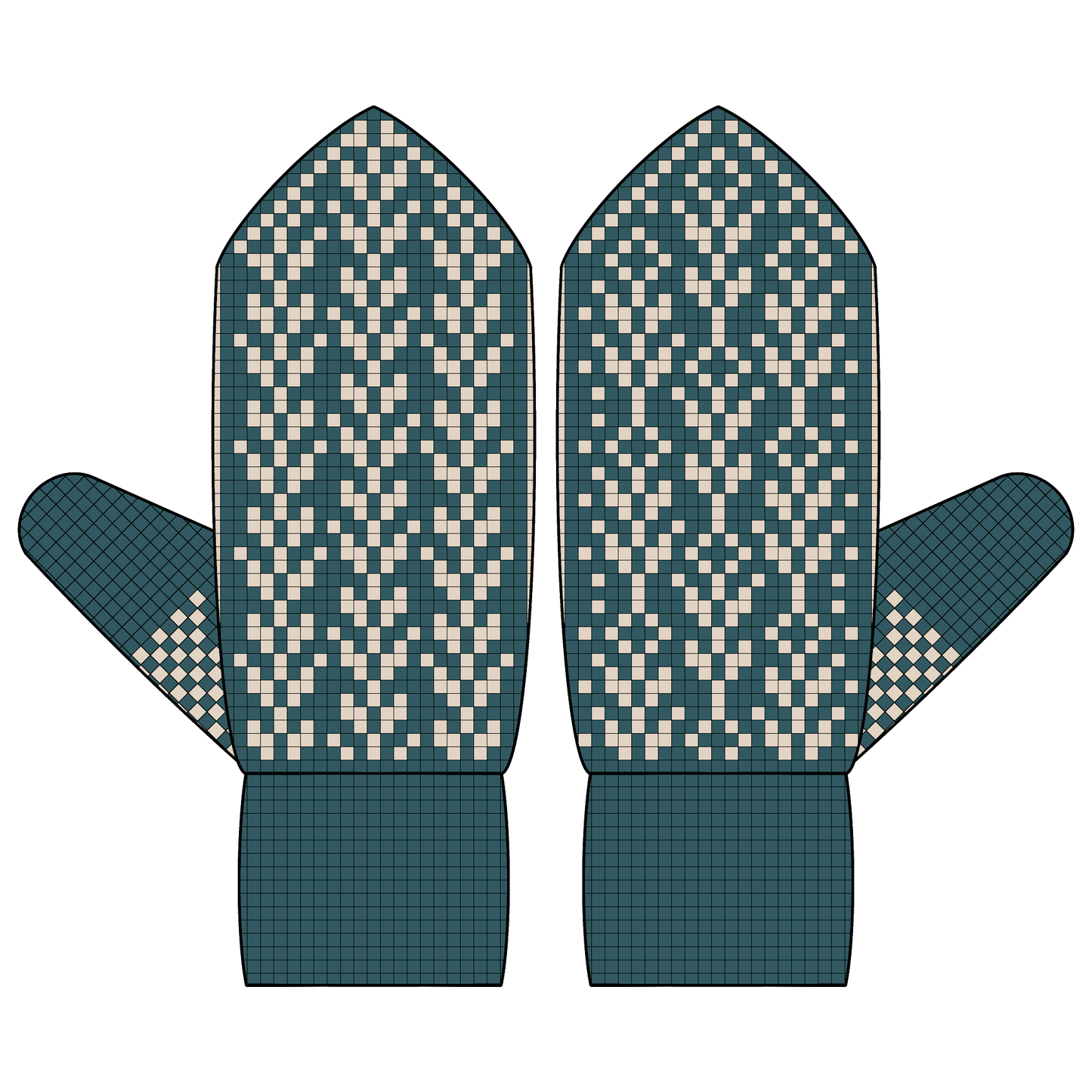 BUNDLE - DIGITAL PATTERNS - Mitten 10-Pack - Assortment
