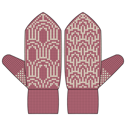 BUNDLE - DIGITAL PATTERNS - Mitten 5-Pack - Soft Lines