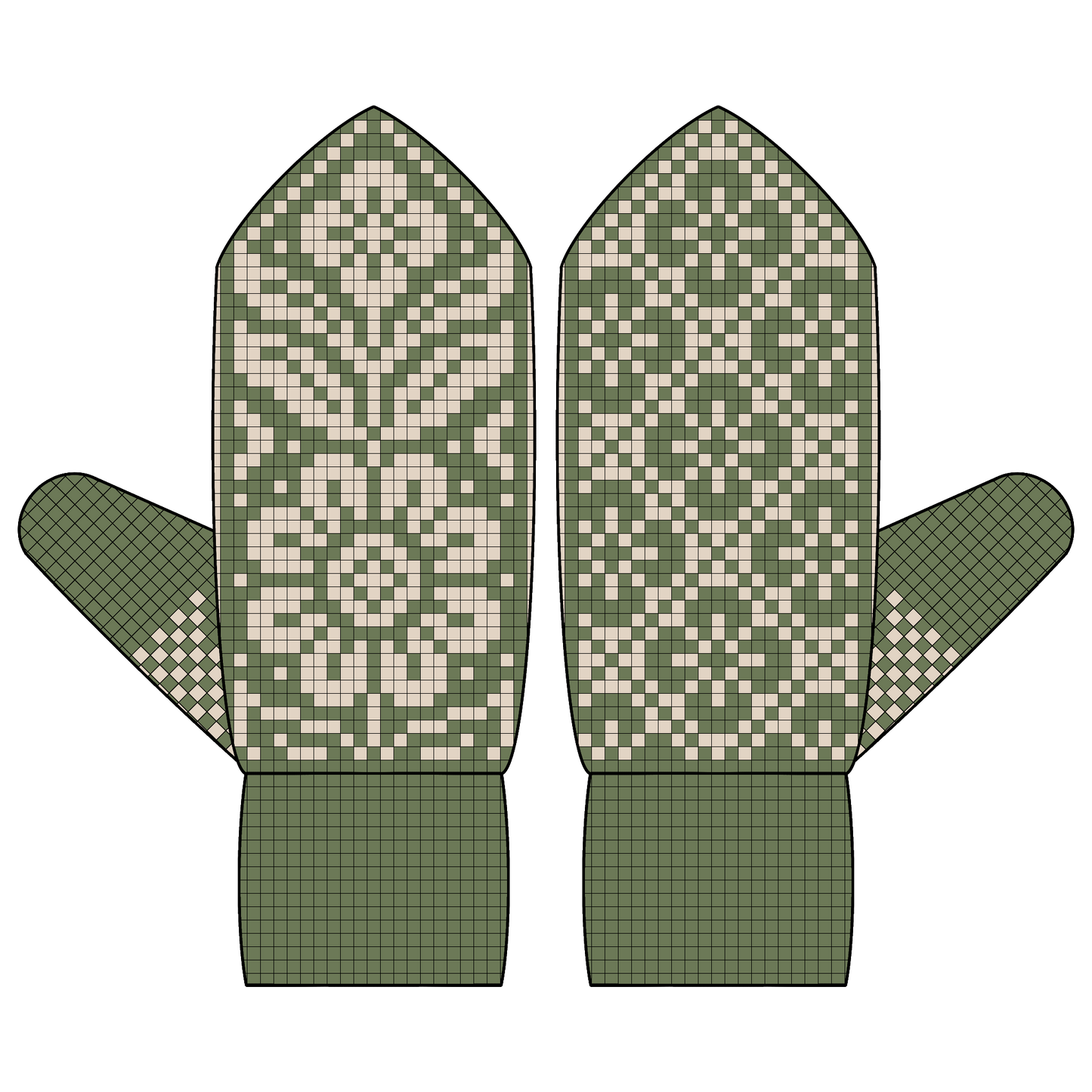 BUNDLE - DIGITAL PATTERNS - Mitten 10-Pack - Assortment