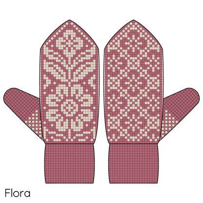 CUSTOM BUNDLE - DIGITAL PATTERNS - Mitten 5-Pack