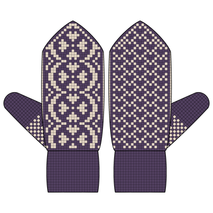 BUNDLE - DIGITAL PATTERNS - Mitten 5-Pack - Soft Lines