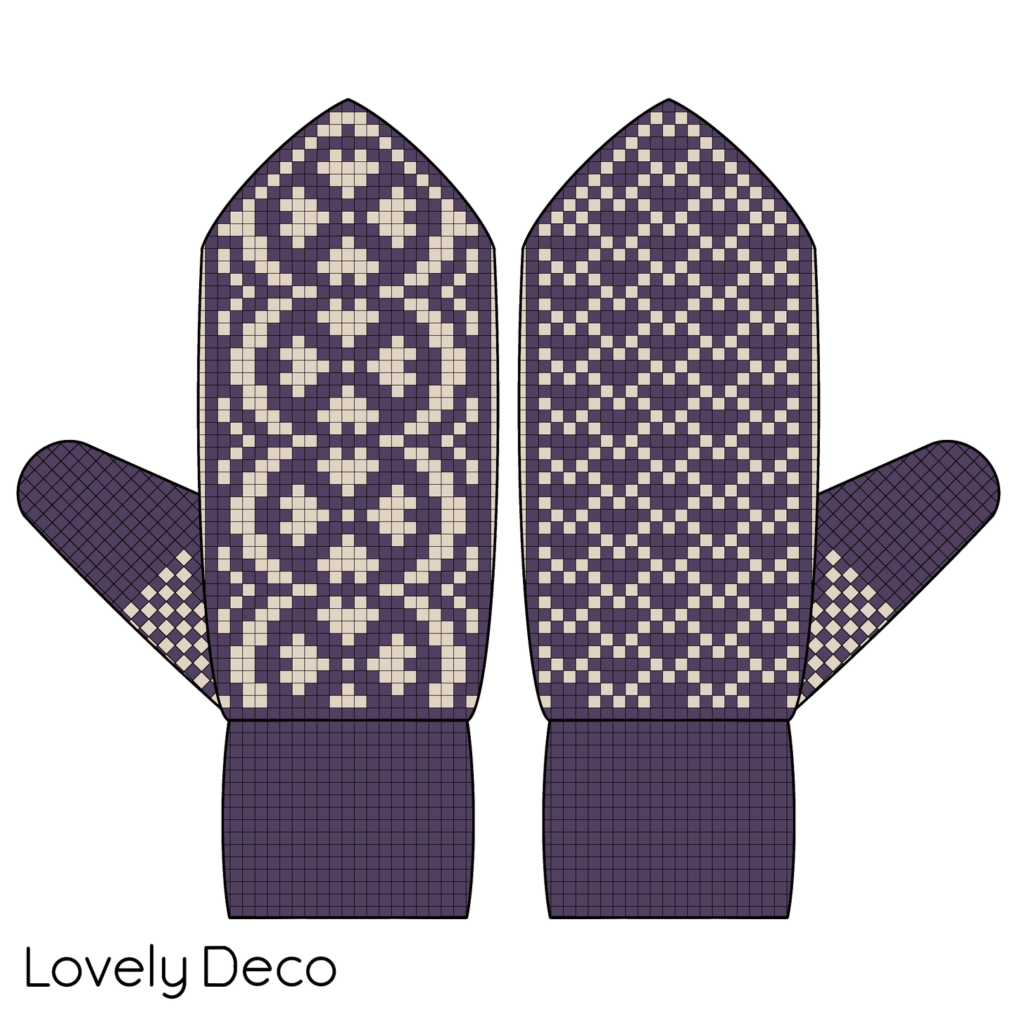 CUSTOM BUNDLE - DIGITAL PATTERNS - Mitten 5-Pack
