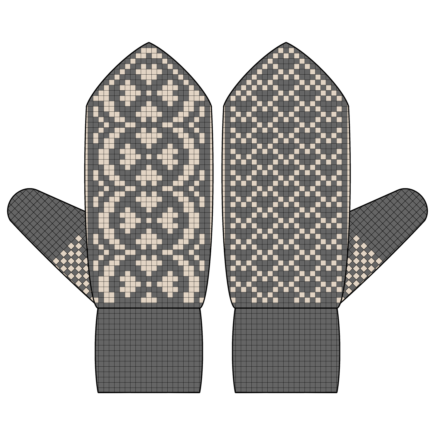 DIGITAL PATTERN - Mitten - Lovely Deco