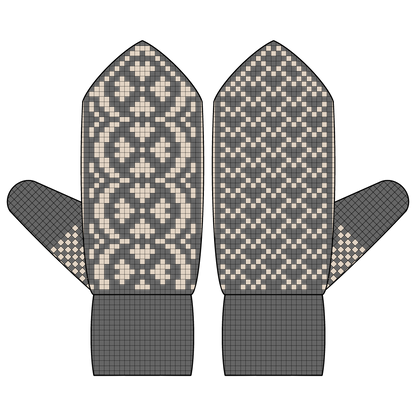 DIGITAL PATTERN - Mitten - Lovely Deco