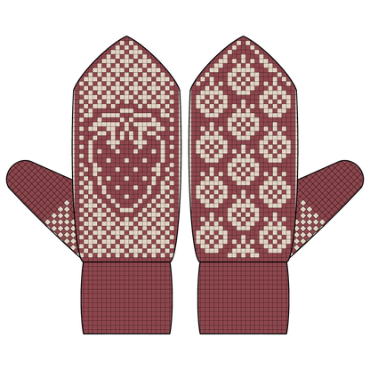 BUNDLE - DIGITAL PATTERNS - Mitten 3-Pack - Sticker Art