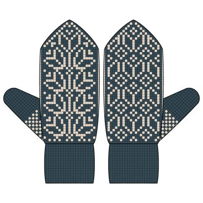 BUNDLE - DIGITAL PATTERNS - Mitten 3-Pack - Garden Party