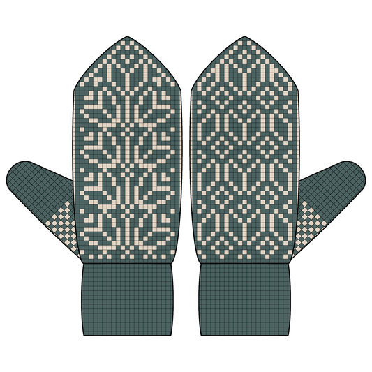 DIGITAL PATTERN - Mitten - Sweet Pea