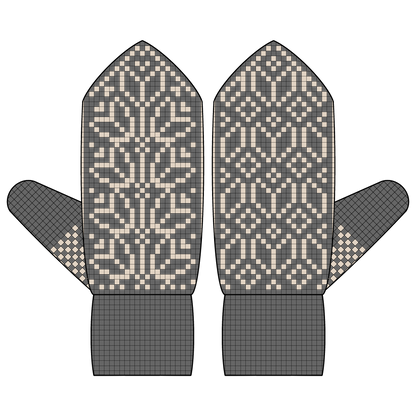 DIGITAL PATTERN - Mitten - Sweet Pea