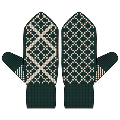 BUNDLE - DIGITAL PATTERNS - Mitten 3-Pack - Holiday