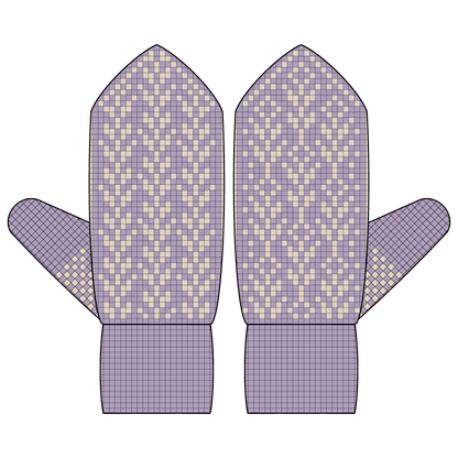 BUNDLE - DIGITAL PATTERNS - Mitten 5-Pack - Soft Lines