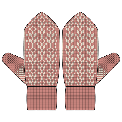 BUNDLE - DIGITAL PATTERNS - Mitten 3-Pack - Florals