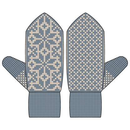 BUNDLE - DIGITAL PATTERNS - Mitten 3-Pack - Snowy Days