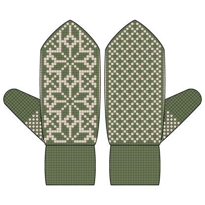 BUNDLE - DIGITAL PATTERNS - Mitten 3-Pack - Holiday